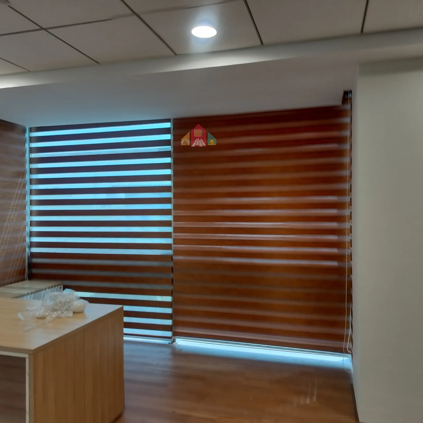 Window blinds installation by Trinity Interior Products